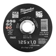 Диск карбофлексен Milwaukee SCS41 за рязане на неръждаема стомана 125x22.2x1 мм