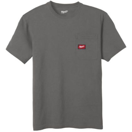 Работна тениска Milwaukee 4932493008, S, сива