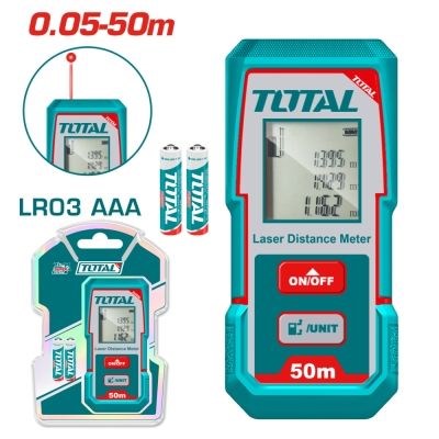 Лазерна ролетка TOTAL Industrial TMT55016, 50 м