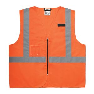 Светлоотразителна жилетка Milwaukee Contractor Hi-Vis, оранжева, размер S/M, клас 2, 4932493998