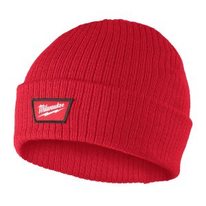 Зимна шапка Milwaukee Cuffed Beanie, червена, универсален размер, 4932499385