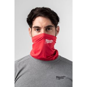 Мултифункционален шал/маска Milwaukee WORKSKIN Performance Neck Gaiter & Face Mask, червена, универсален размер, 4932493094