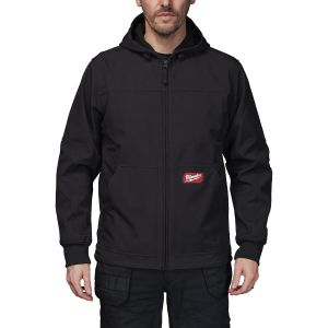 Софтшел яке Milwaukee FREEFLEX с качулка, черно, размер L, 4932498273
