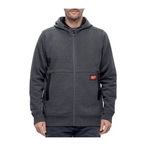 Работен суитчър с цип Milwaukee GRIDIRON Full-Zip, сив, размер S, 4932499393