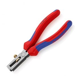 Knipex Клещи електротехнически за сваляне на изолация с регулиращ винт 160 мм, 0.5-10 мм2 /11 02 160 SB/