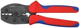 Knipex Клещи кербовъчни за изолирани кабелни обувки 220 мм /PreciForce/