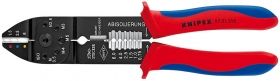Knipex Клещи кербовъчни за изолирани кабелни обувки 230 мм /97 21 215/