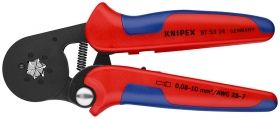 Knipex Клещи кербовъчни за кабелни накрайници 180 мм /97 53 14/