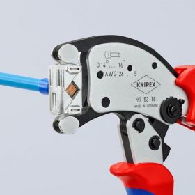 Knipex Клещи кербовъчни за кабелни накрайници 240 мм /97 53 18/