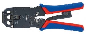 Knipex Клещи кербовъчни за телефонни и компютърни конектори 200 мм, 6-12 мм /97 51 12 SB/
