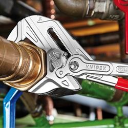 Knipex Клещи ключ гаечен раздвижен с бутон за регулиране 400 мм, 3 3/8 ", 85 мм /86 03 400/