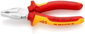 Knipex Клещи комбинирани усилени, с изолация 160 мм, 2.0 мм /01 06 160/