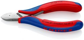 Knipex Клещи резачки за електроника странични, с изолация 115 мм, 0.3-1.3 мм /77 22 115/