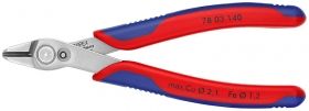 Knipex Клещи резачки за електроника странични, с изолация 140 мм, 0.2-1.6 мм /Super Knips/