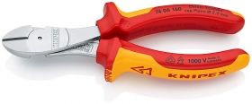 Knipex Клещи резачки странични усилени, с изолация 160 мм, 4,8 мм /X-Cut/