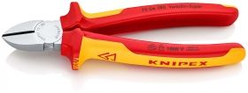 Knipex Клещи резачки странични, с изолация 180 мм, 4.0 мм /70 06 180/