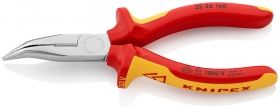 Knipex Клещи телефонни островърхи извити, с изолация 160 мм, 2.5 мм /25 26 160/