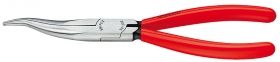 Knipex Клещи телефонни островърхи извити, с изолация 200 мм /38 31 200/