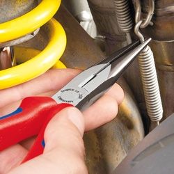 Knipex Клещи телефонни островърхи прави, с изолация 200 мм, 3.2 мм /26 12 200/