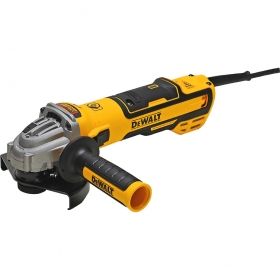 Ъглошлайф електрически DeWALT, DWE4357, с регулиране на оборотите и плавен старт, безчетков, ф 125 мм, 1700 W, 2200-10 500 об./мин