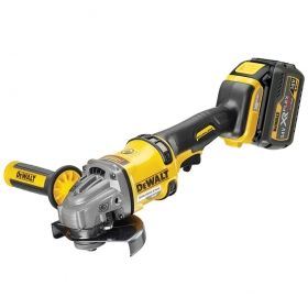 Ъглошлайф акумулаторен DeWALT, DCG414T2, с батерия, ф 125 мм, 54 V, 2 Ah, 9000 об./мин