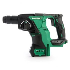 Перфоратор акумулаторен HiKOKI, DH18DBL, безчетков, без батерия и зарядно, с куфар, SDS-plus, 18 V, 2.6 J