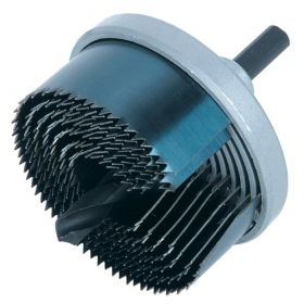 Wolfcraft 2164000 Боркорона за дърво със сменяеми режещи ленти за дърво, ф 25-62 мм, 23 мм