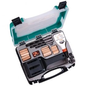 Wolfcraft 4645000 Шаблон за отвори за дибли к-кт с аксесоари