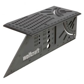 Wolfcraft 5208000 Шаблон за измерване на ъгли за триизмерни детайли 0-90 °