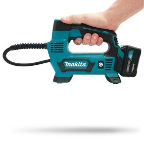 Компресор акумулаторен Makita, MP100DZ, безмаслен, без батерия и зарядно, 12 V