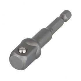 Wolfcraft 2414000 Адаптор за вложка шестостен - квадрат, 1/4" - 1/2", 72 мм