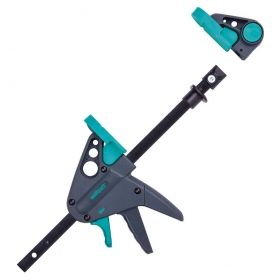 Wolfcraft 3036000 Стяга дърводелска с пластмасови челюсти автоматична 65х120 мм /EHZ PRO/