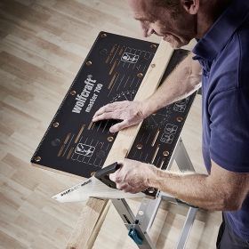 Wolfcraft 4024000 Трион ръчен за дърво със закалени зъби 350 мм, 9 TPI