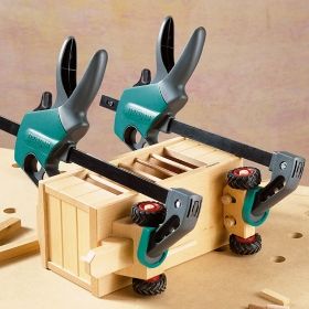 Wolfcraft 3023000 Стяга дърводелска с пластмасови челюсти автоматична 75x500 мм /EHZ Easy/