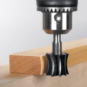Wolfcraft 3258000 Фрезер за дърво профилен за изпъкнал заоблен профил, без лагер ф 25х22 мм, ф 8,5 мм, R 25 мм