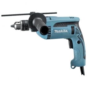 Бормашина електрическа Makita, HP1640, ударна, с плавно регулиране, 680 W, 1.5-13 мм
