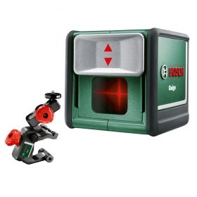 Нивелир Bosch Quigo лазерен линеен с 2 лъча 10 м, 0.8 мм/м
