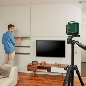 Нивелир Bosch Universal Level 360 set лазерен линеен с 2 лъча 24 м, 0.4 мм/м