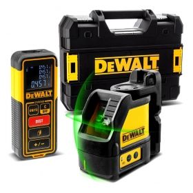 Нивелир DeWALT DW0889CG лазерен линеен с 2 лъча 20 м, 0.3 мм/м