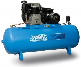 Компресор с електродвигател с ремъчна предавка Abac Pro, 11 bar, 10 к.с., 1210 л/мин, 500 л,  B7900 500 FT10/1210