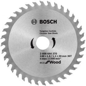 Циркулярен диск Bosch метален HM за рязане на дърво  130x20x1.8 мм, 36 z, Eco for Wood