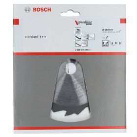 Циркулярен диск Bosch метален HM за рязане на дърво  160x20x2.4 мм, 12 z, Speedline Wood