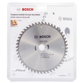 Циркулярен диск Bosch метален HM за рязане на дърво 230x30x2.8 мм, 48 z, Eco for Wood