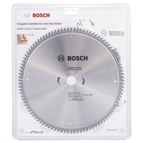 Циркулярен диск Bosch метален HM за рязане на дърво  305x30x3.2 мм, 100 z, Eco for Wood