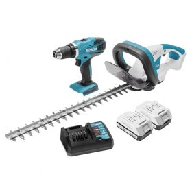 Комплект Makita DK18171 акумулаторни инструменти DF457D, UH482D, 18 V, 1.3 Ah