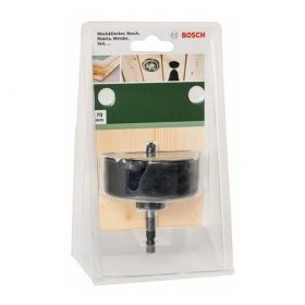 Боркорона Bosch ф 70х80 мм за дърво с държач 