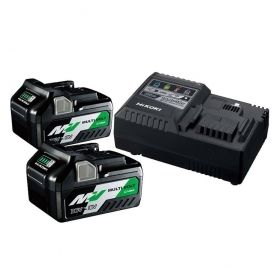 Батерия HiKOKI UC18YSL3-WFZ Li-Ion комплект със зарядно устройство 18/36 V, 4/8 Ah, 2 бр.