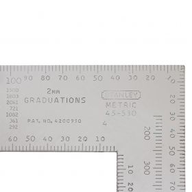Ъгъл Stanley дърводелски 600х400 мм