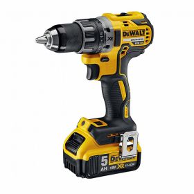 Акумулаторен винтоверт DeWALT DCD791P2 безчетков 18 V, 5 Ah, 70 Nm, 1.5-13 мм, 