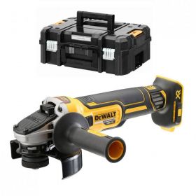 Ъглошлайф акумулаторен  DeWALT, DCG405NT, с куфар, безчетков, ф 125 мм, 18 V, 9000 об./мин